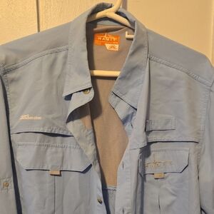 Habit Men's Light Blue Shirt Lightweight